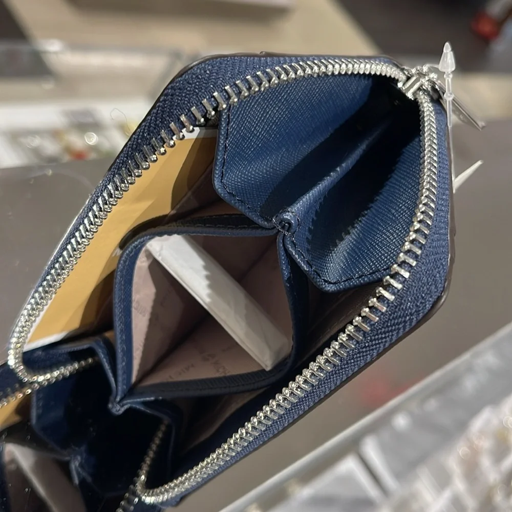 Michael Kors Navy Card Holder